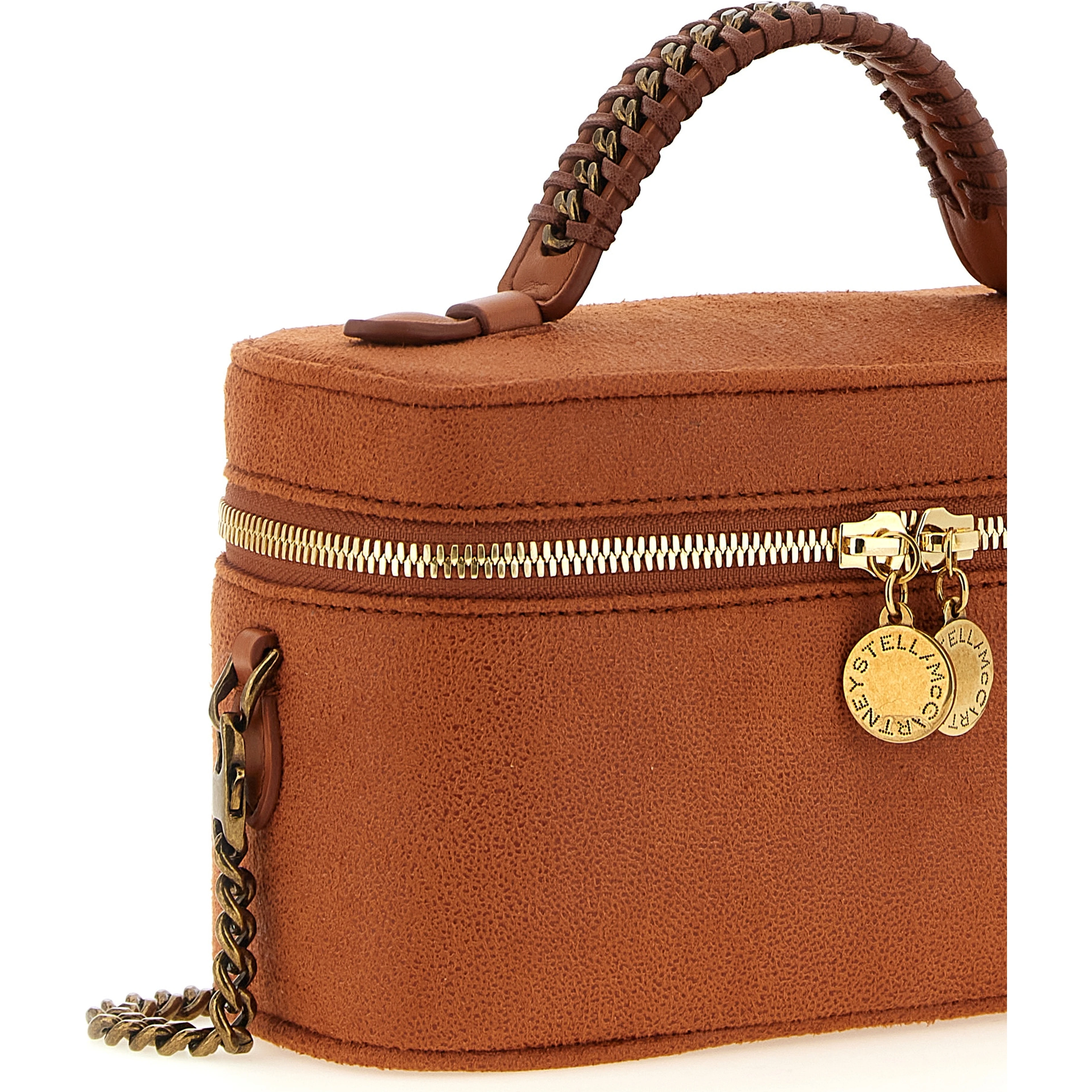 Orange Polyester Crossbody Bag