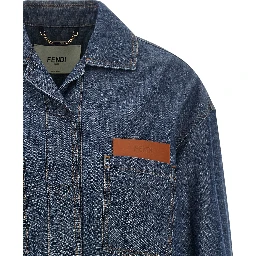 Blue Cotton Denim Jacket