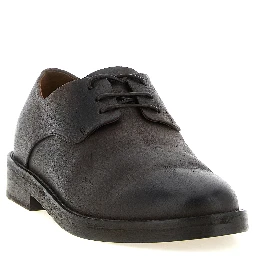 Brown Calfskin Oxfords And Derbies