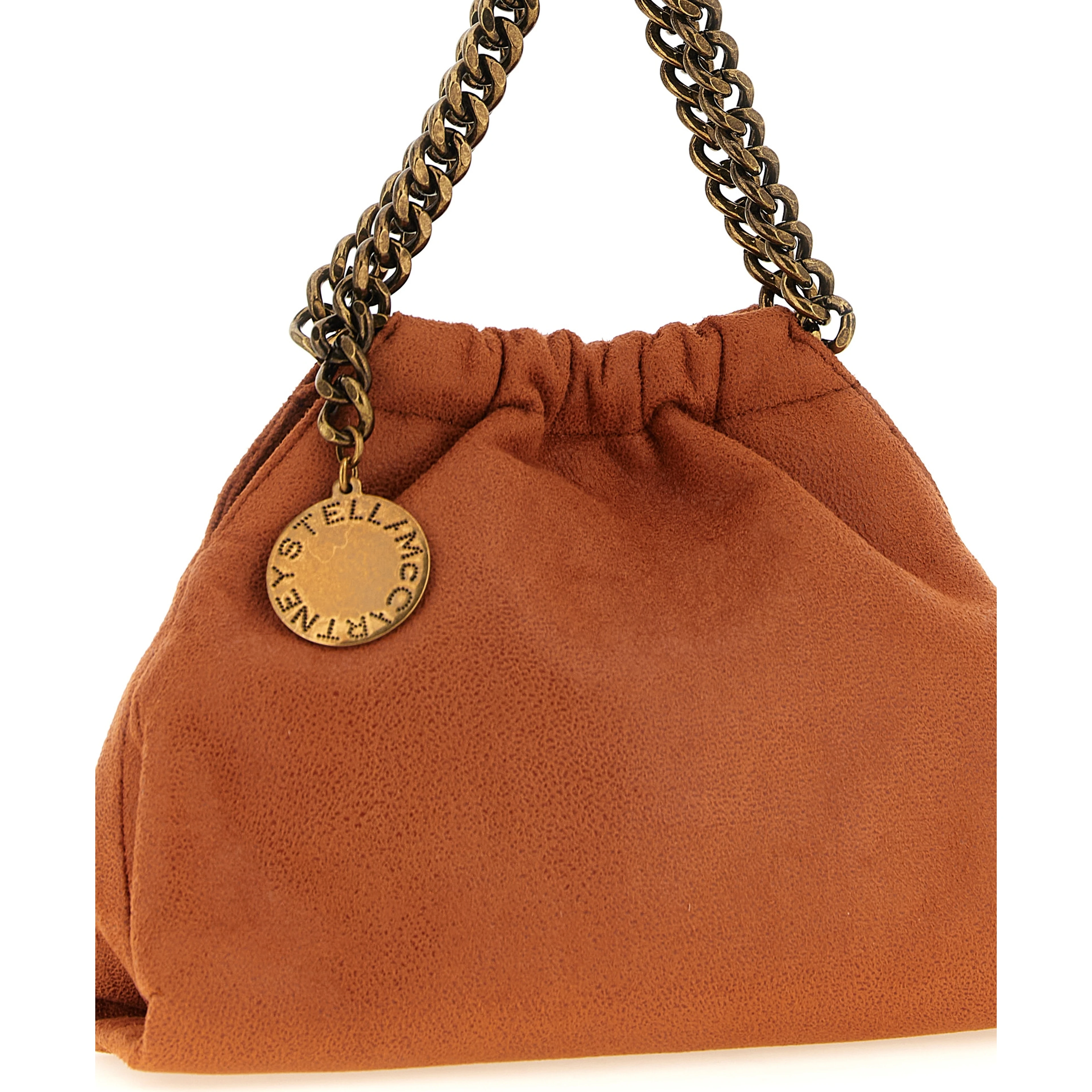 Orange Polyester Shoulder Bag