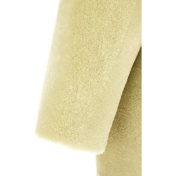 Bicolor Lamb Fur Coat