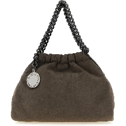 Gray Polyamide Crossbody Bag