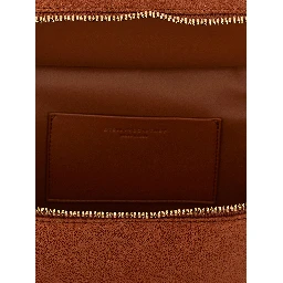 Orange Polyester Crossbody Bag