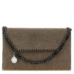 Gray Polyamide Crossbody Bag