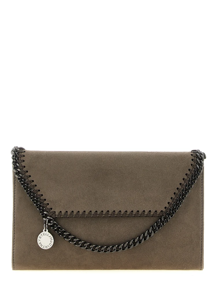 Gray Polyamide Crossbody Bag