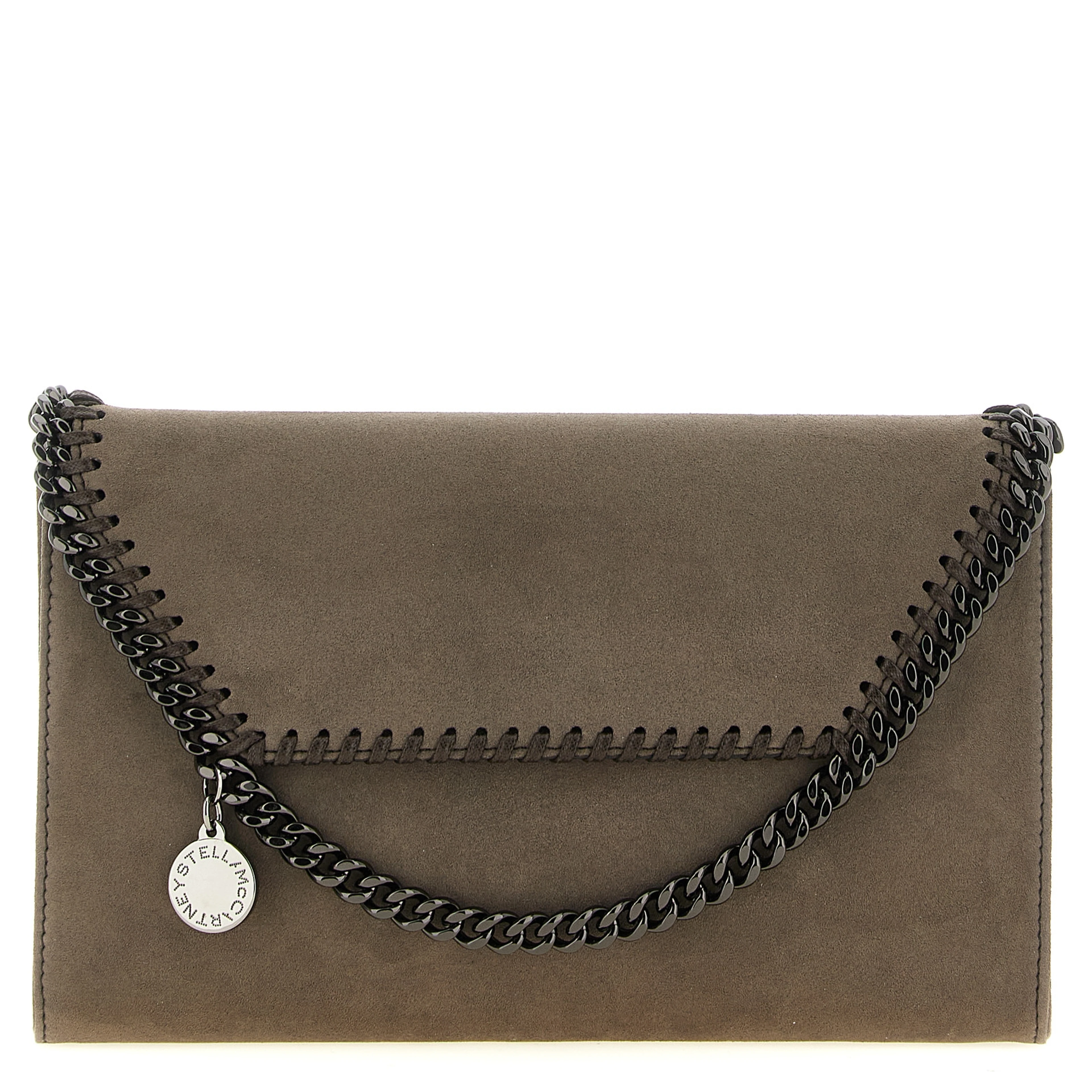 Gray Polyamide Crossbody Bag
