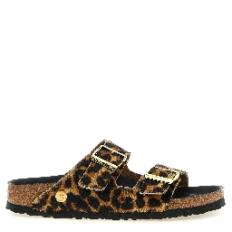 Brown Calfskin Slides