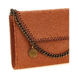 Orange Polyester Crossbody Bag