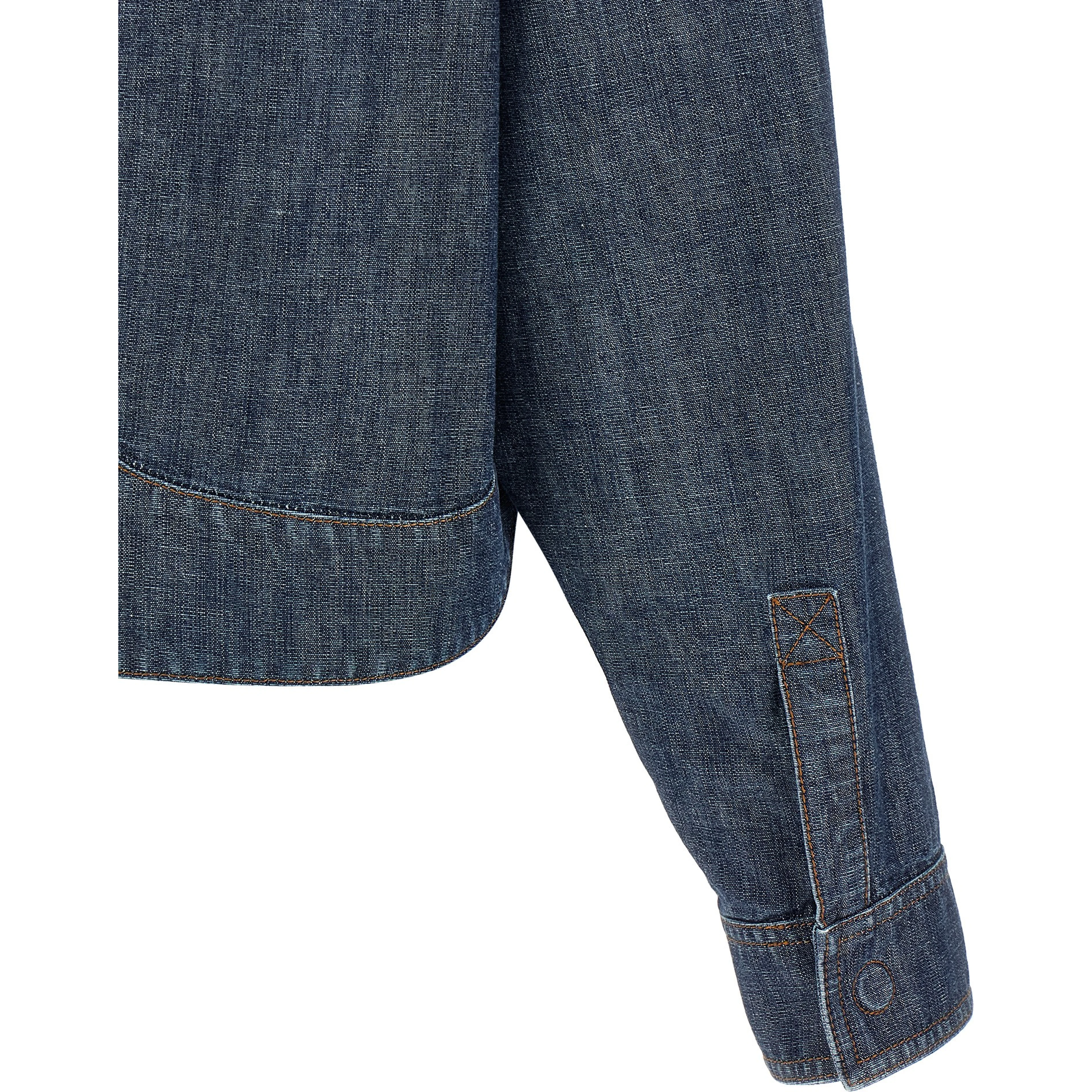 Blue Cotton Denim Jacket