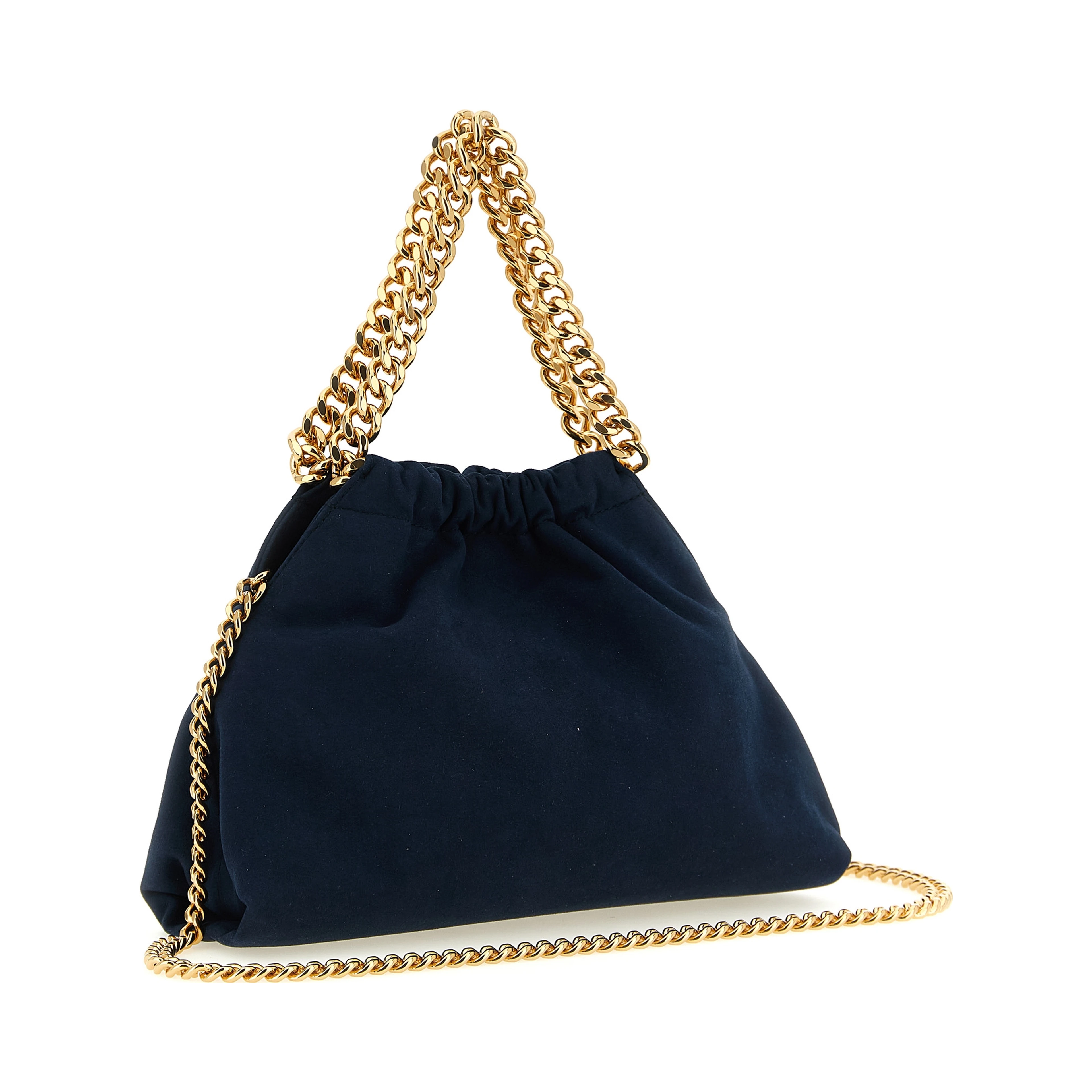 Blue Polyamide Crossbody Bag
