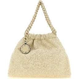 Beige Polyester Shoulder Bag
