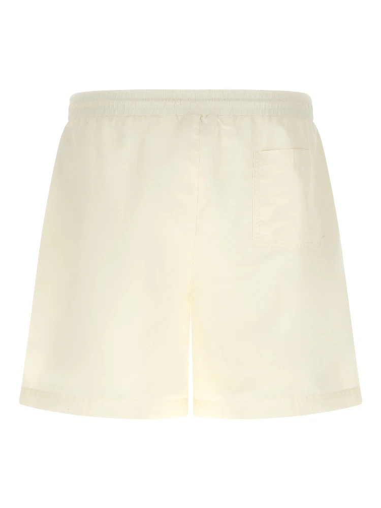 White Polyester Swim Shorts alternative