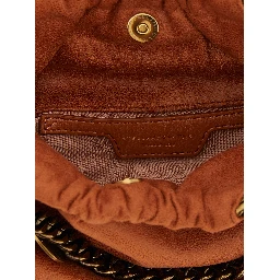 Orange Polyester Shoulder Bag