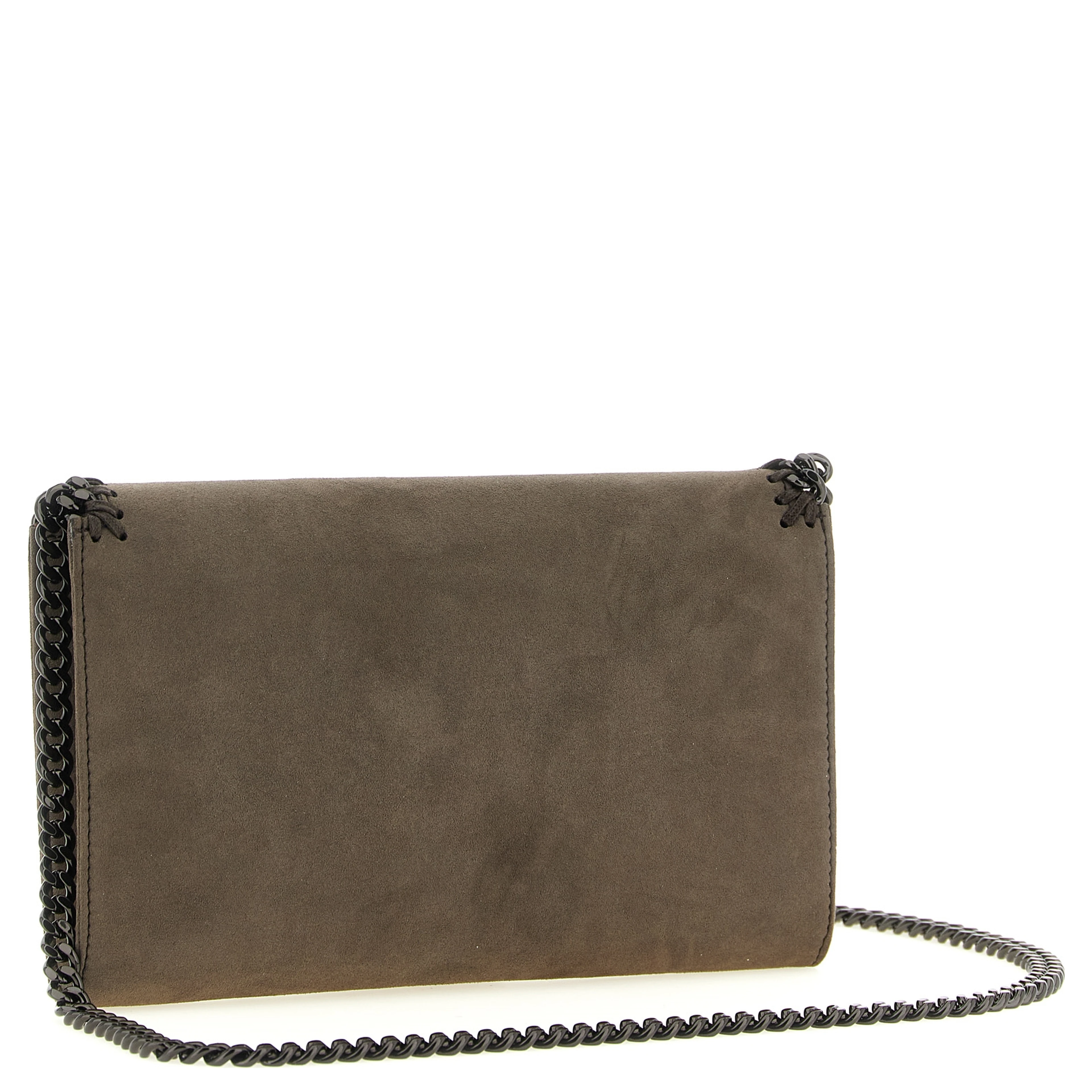 Gray Polyamide Crossbody Bag