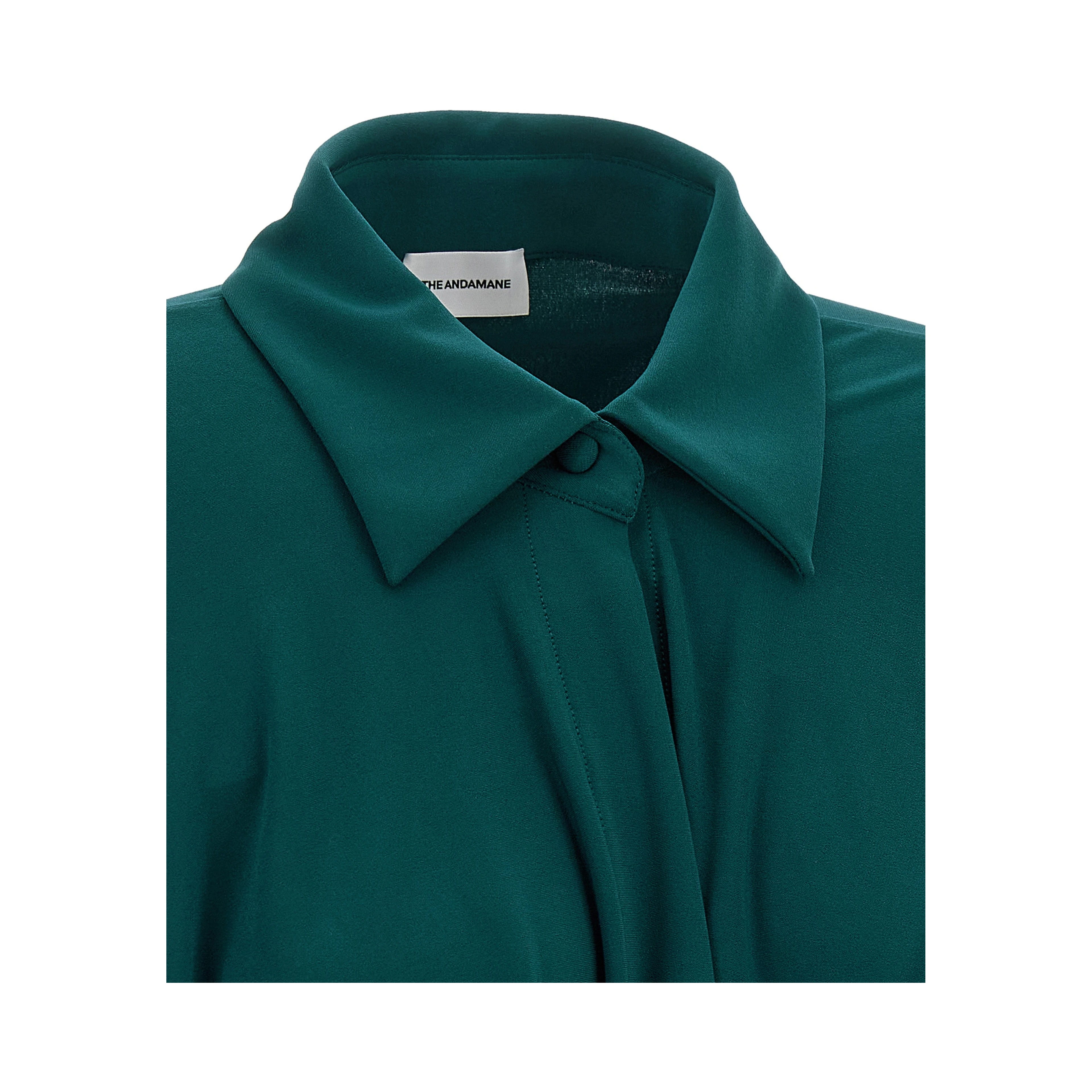 Bicolor Polyester Short Dress