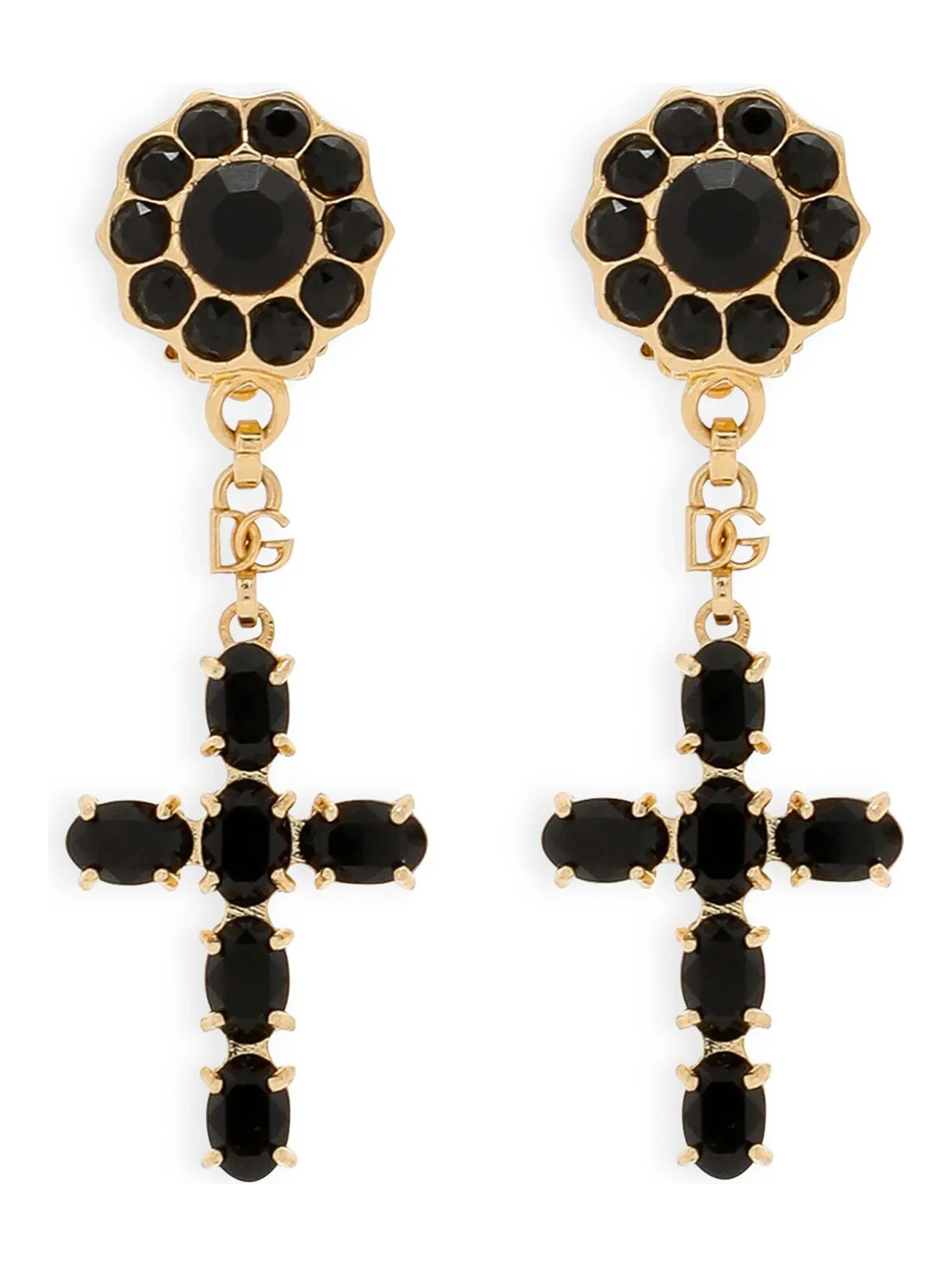 Gold Brass Earrings