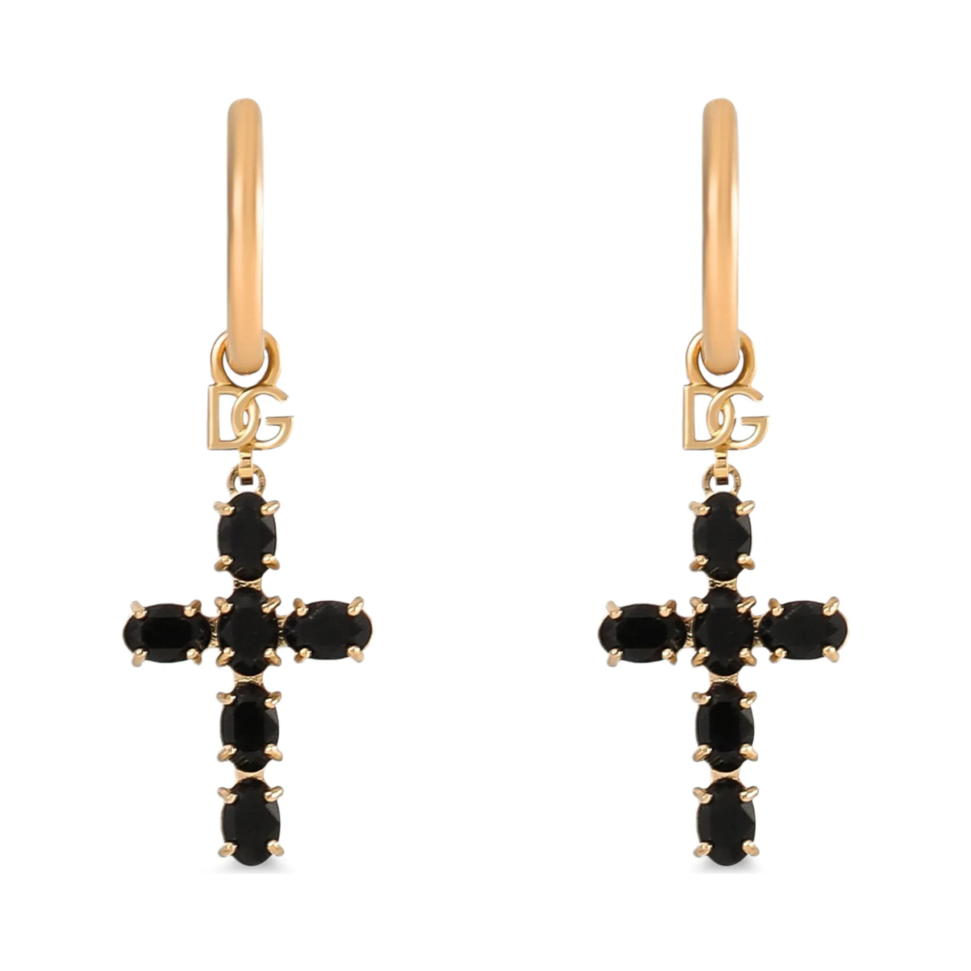 Black Brass Earrings