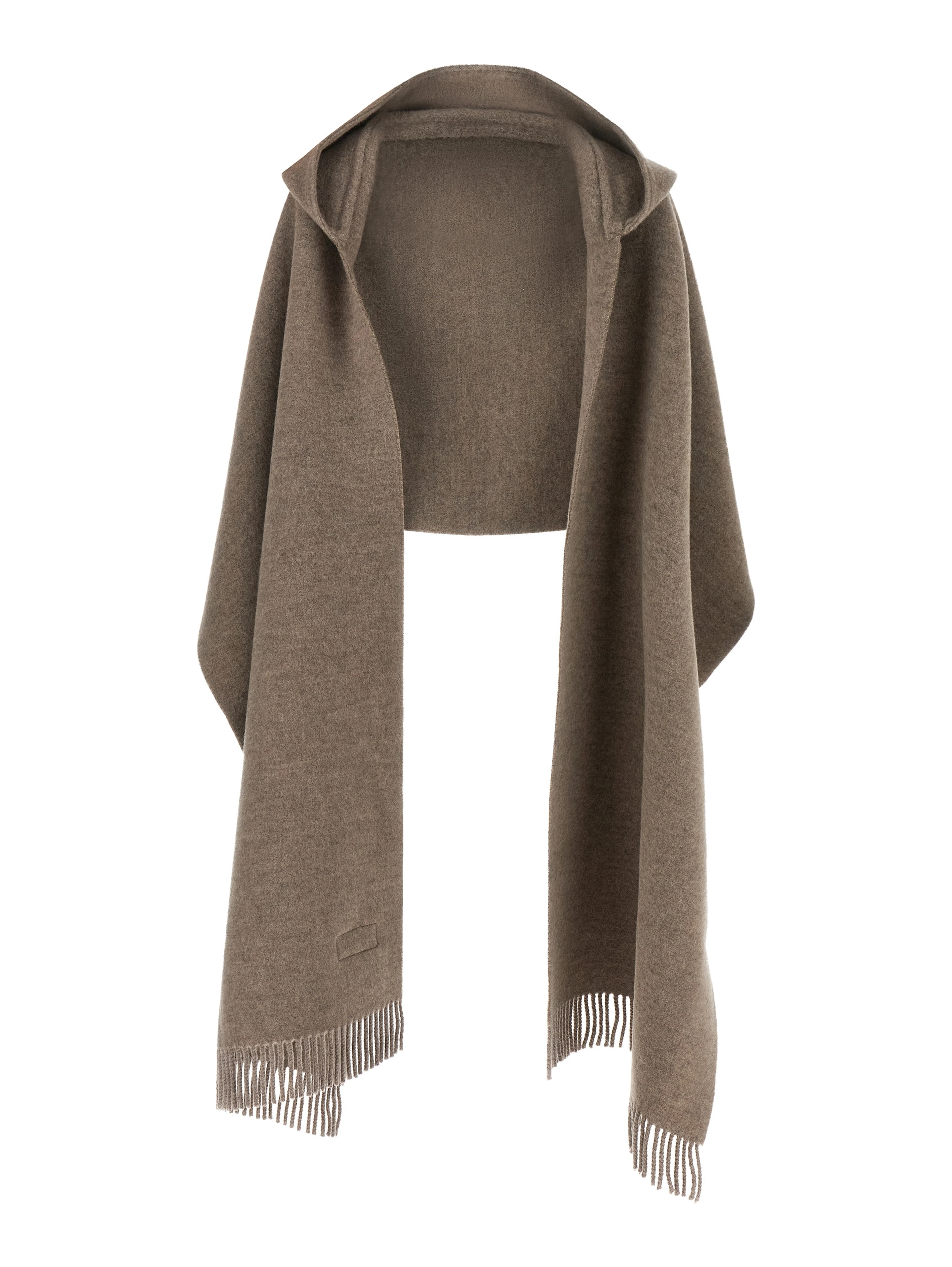 Brown Wool Scarf
