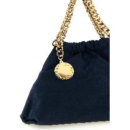 Blue Polyamide Crossbody Bag