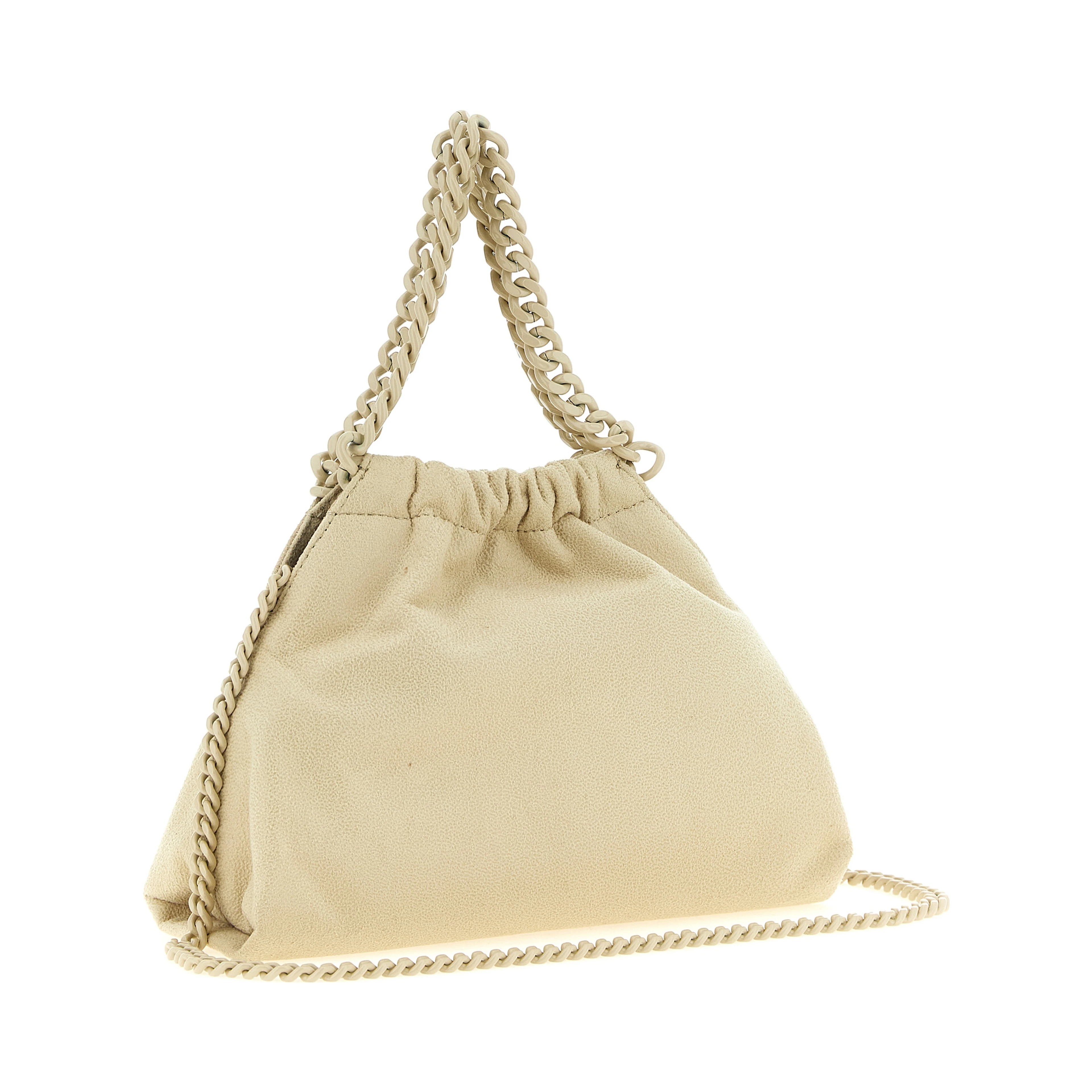 Beige Polyester Shoulder Bag