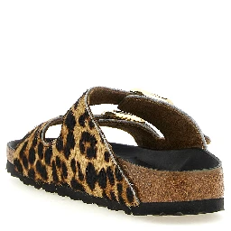 Brown Calfskin Slides