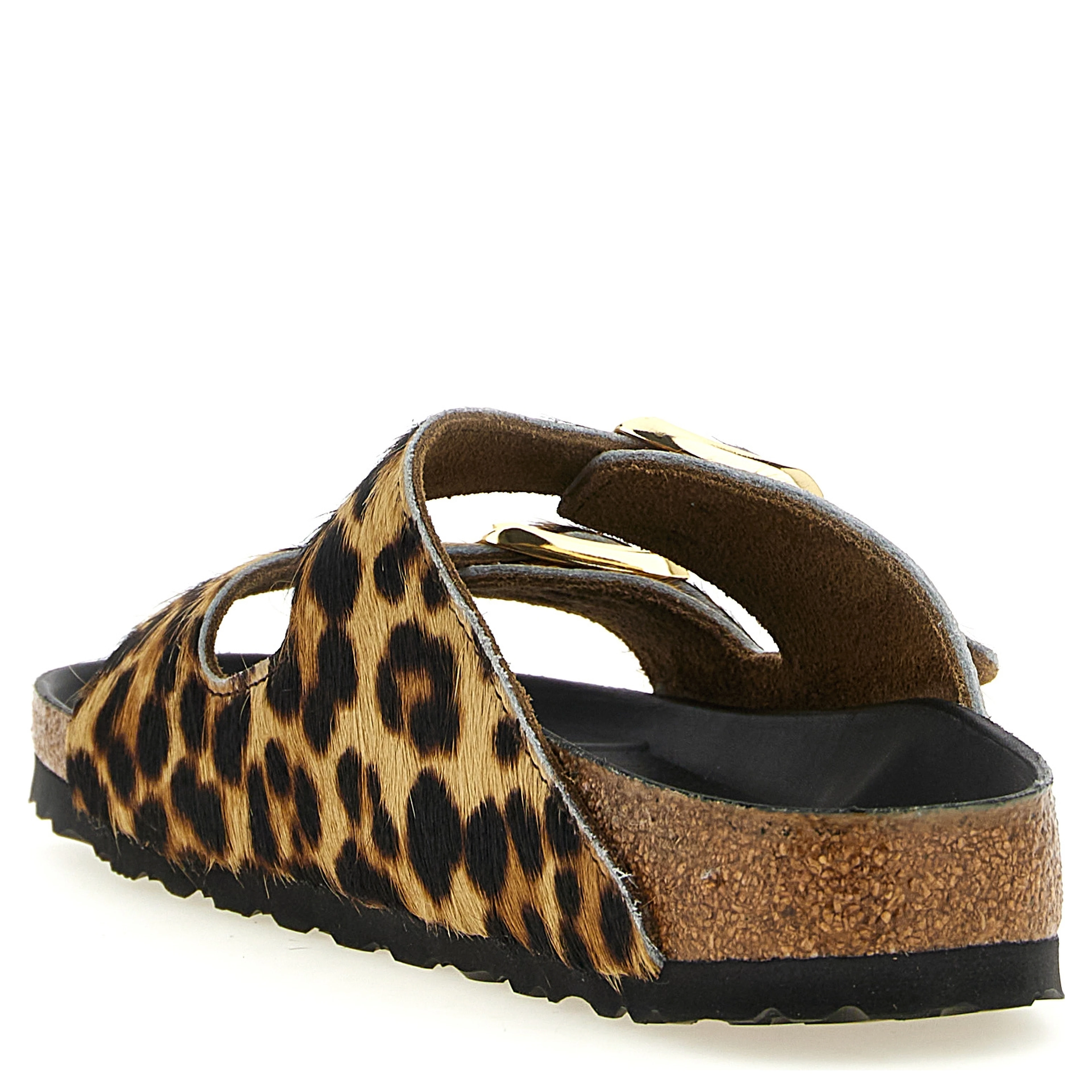 Brown Calfskin Slides