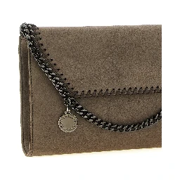 Gray Polyamide Crossbody Bag