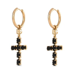 Black Brass Earrings