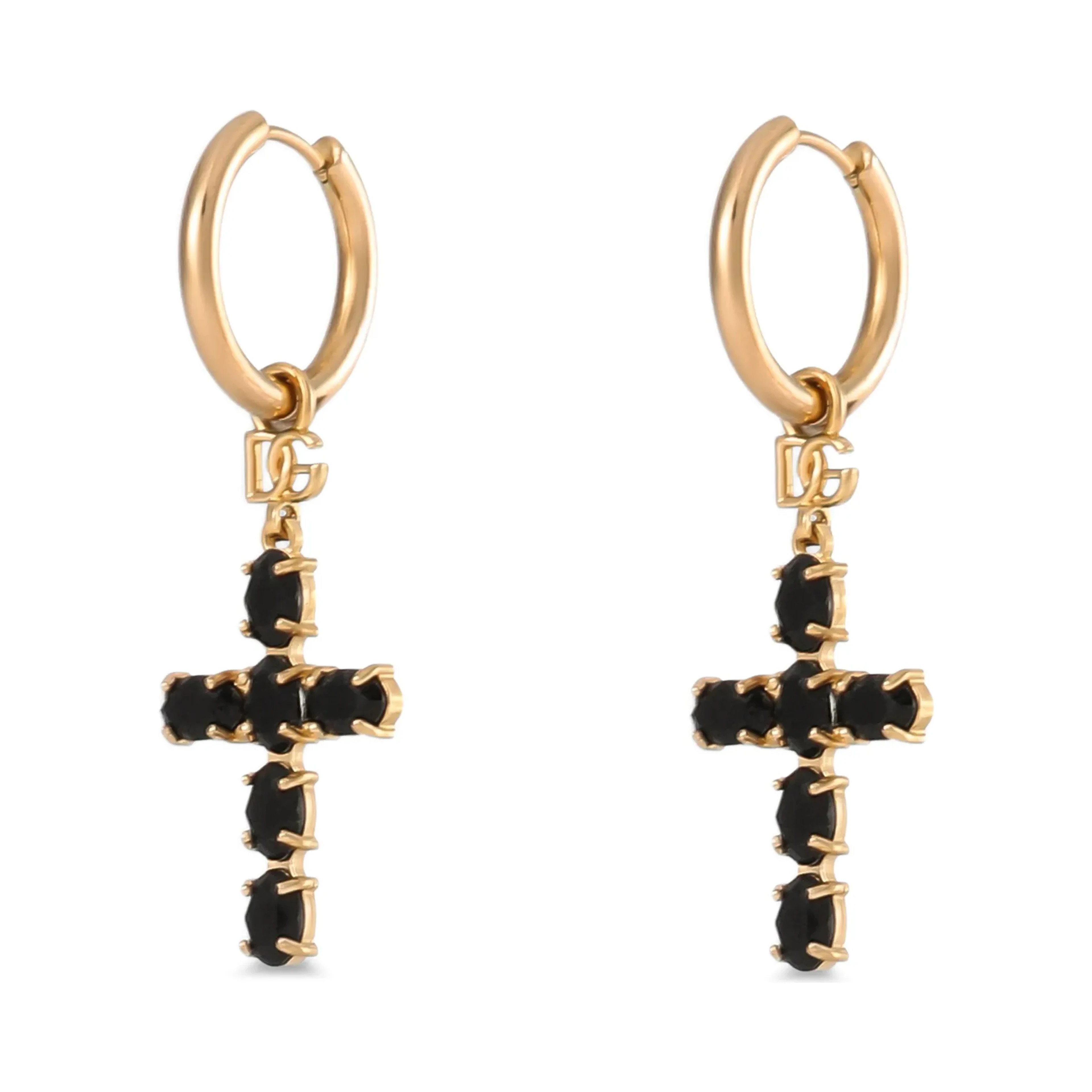 Black Brass Earrings