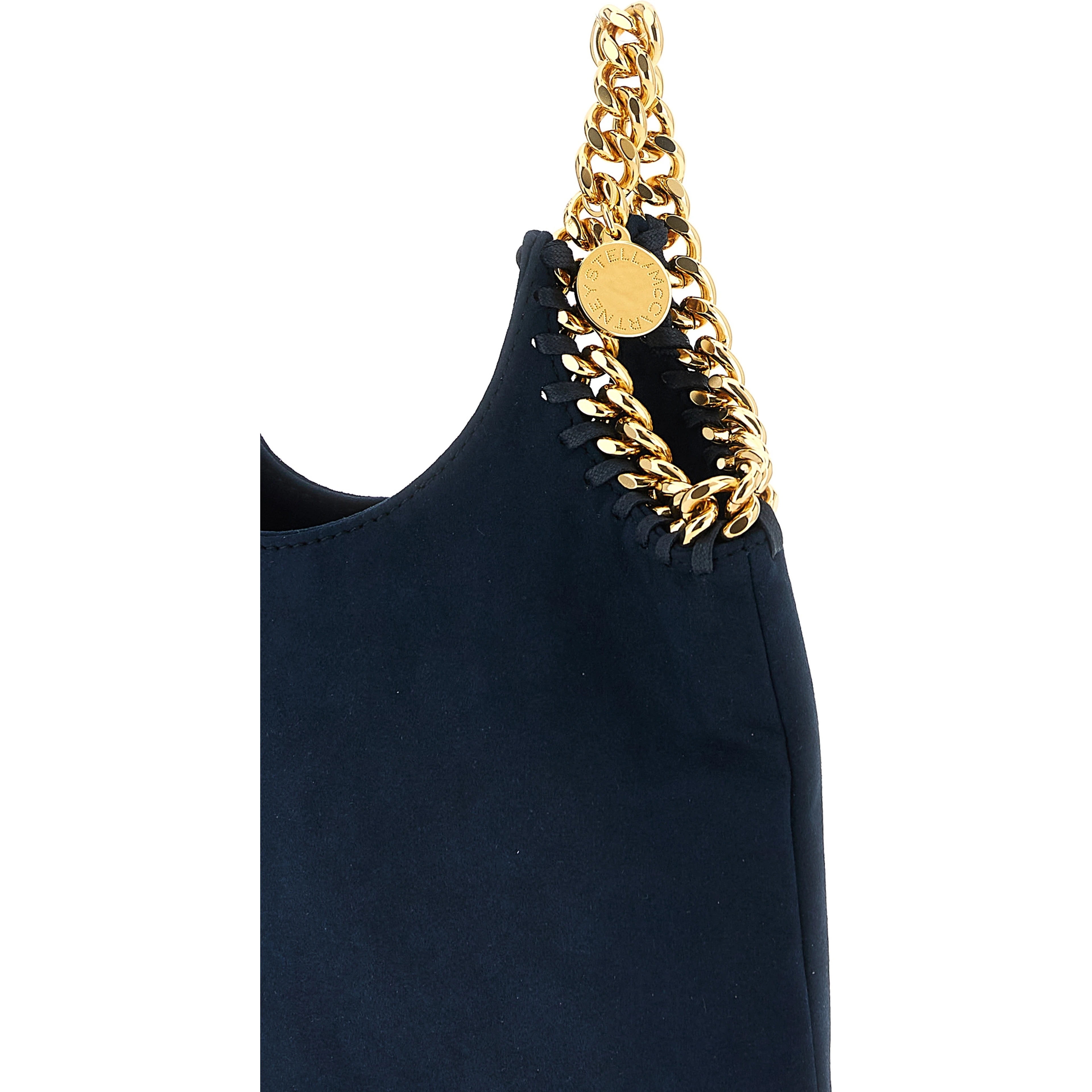 Blue Polyamide Handbag