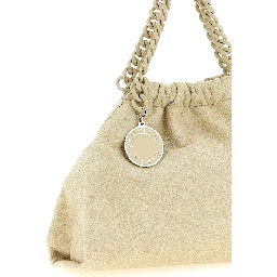 Beige Polyester Shoulder Bag