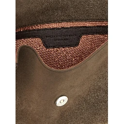 Gray Polyamide Crossbody Bag