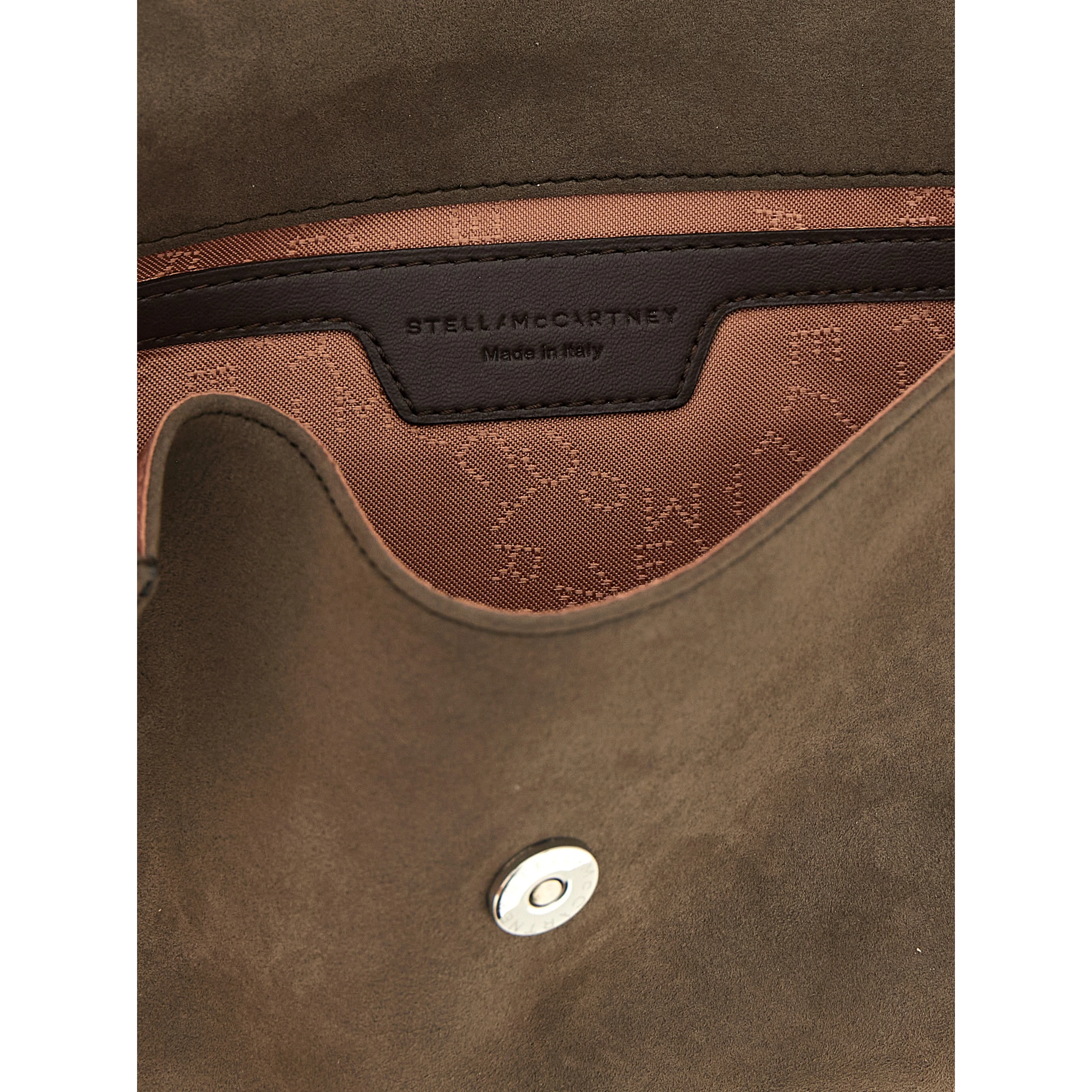 Gray Polyamide Crossbody Bag