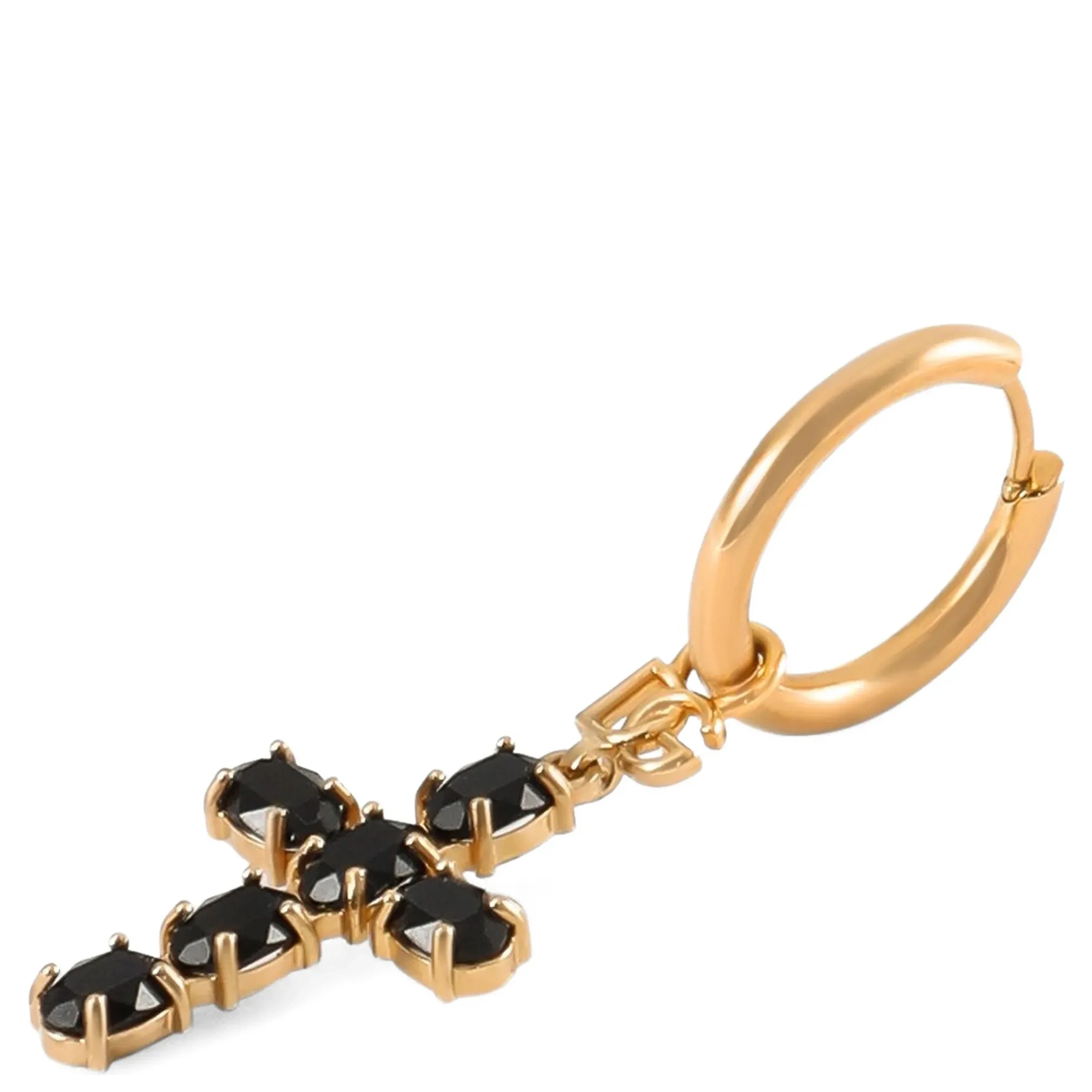 Black Brass Earrings