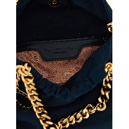 Blue Polyamide Crossbody Bag