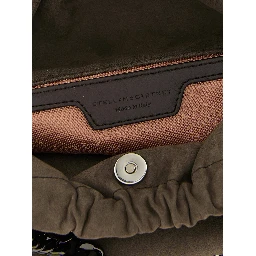 Gray Polyamide Crossbody Bag