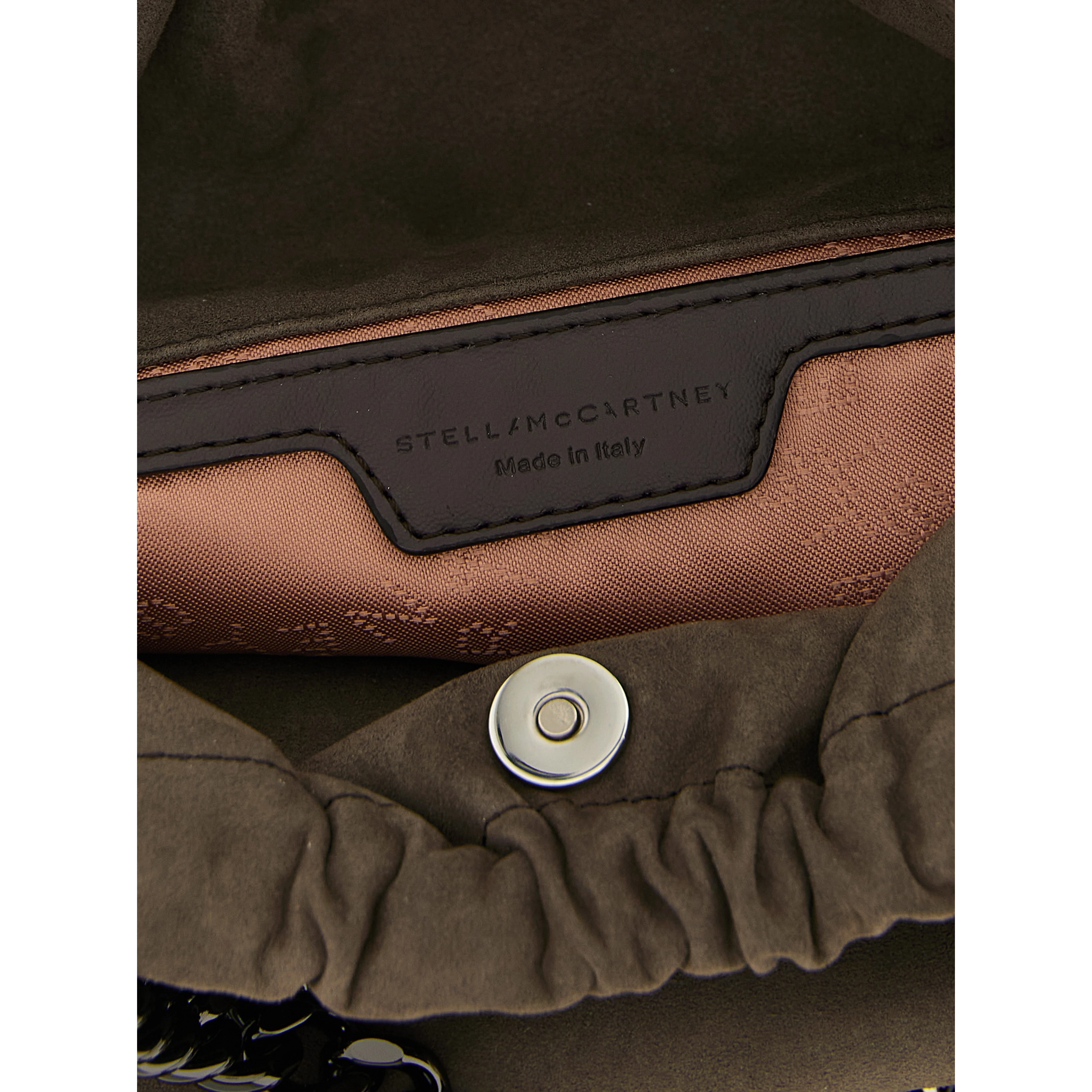 Gray Polyamide Crossbody Bag