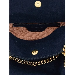 Blue Polyamide Crossbody Bag