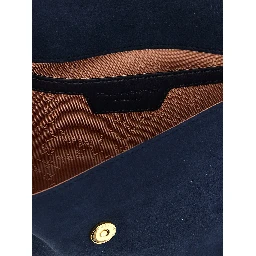 Blue Polyamide Crossbody Bag