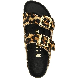 Brown Calfskin Slides