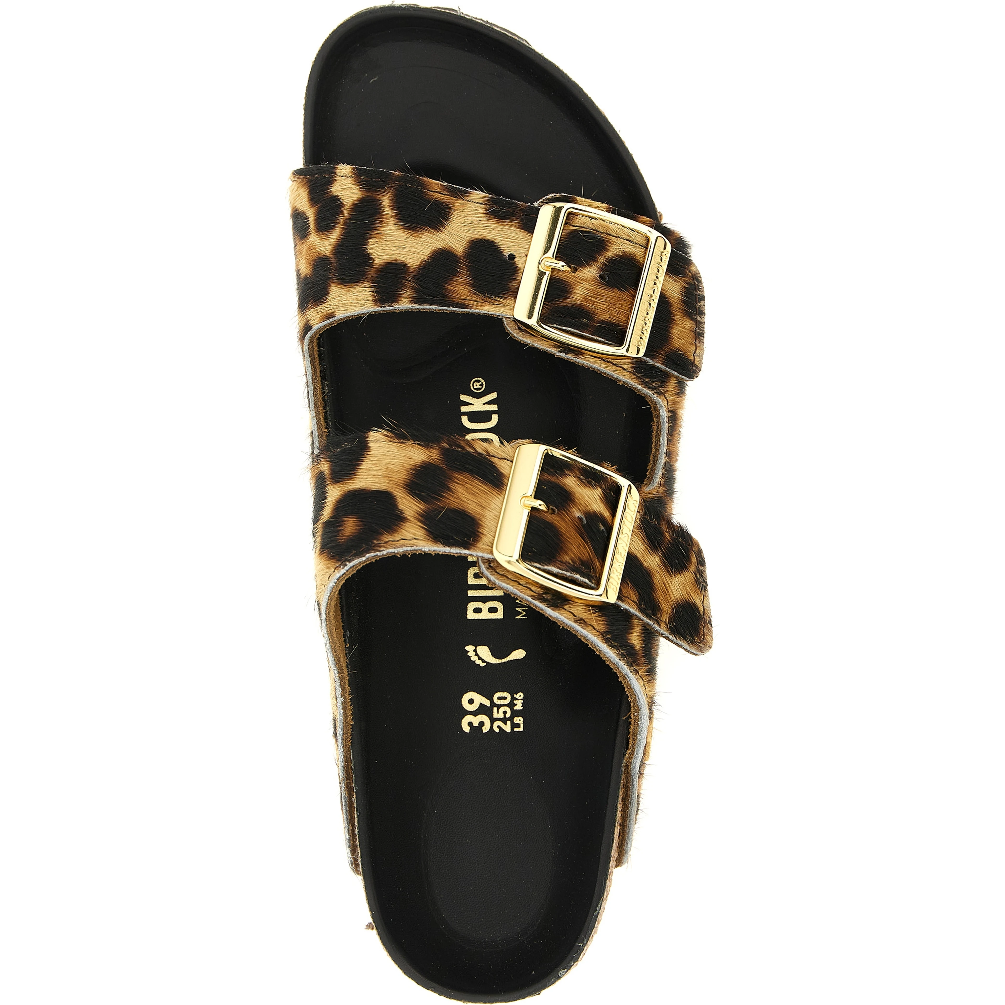 Brown Calfskin Slides