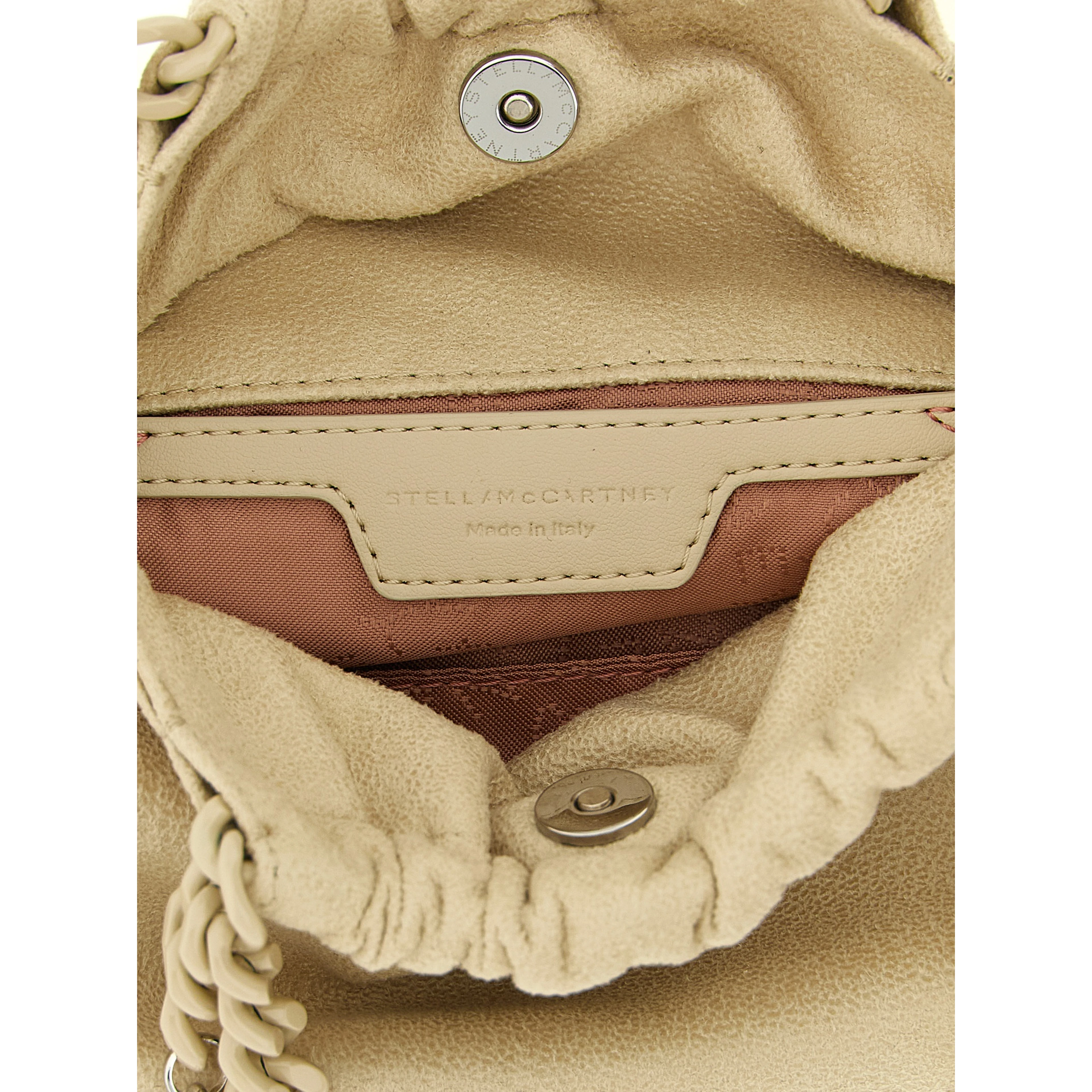 Beige Polyester Shoulder Bag