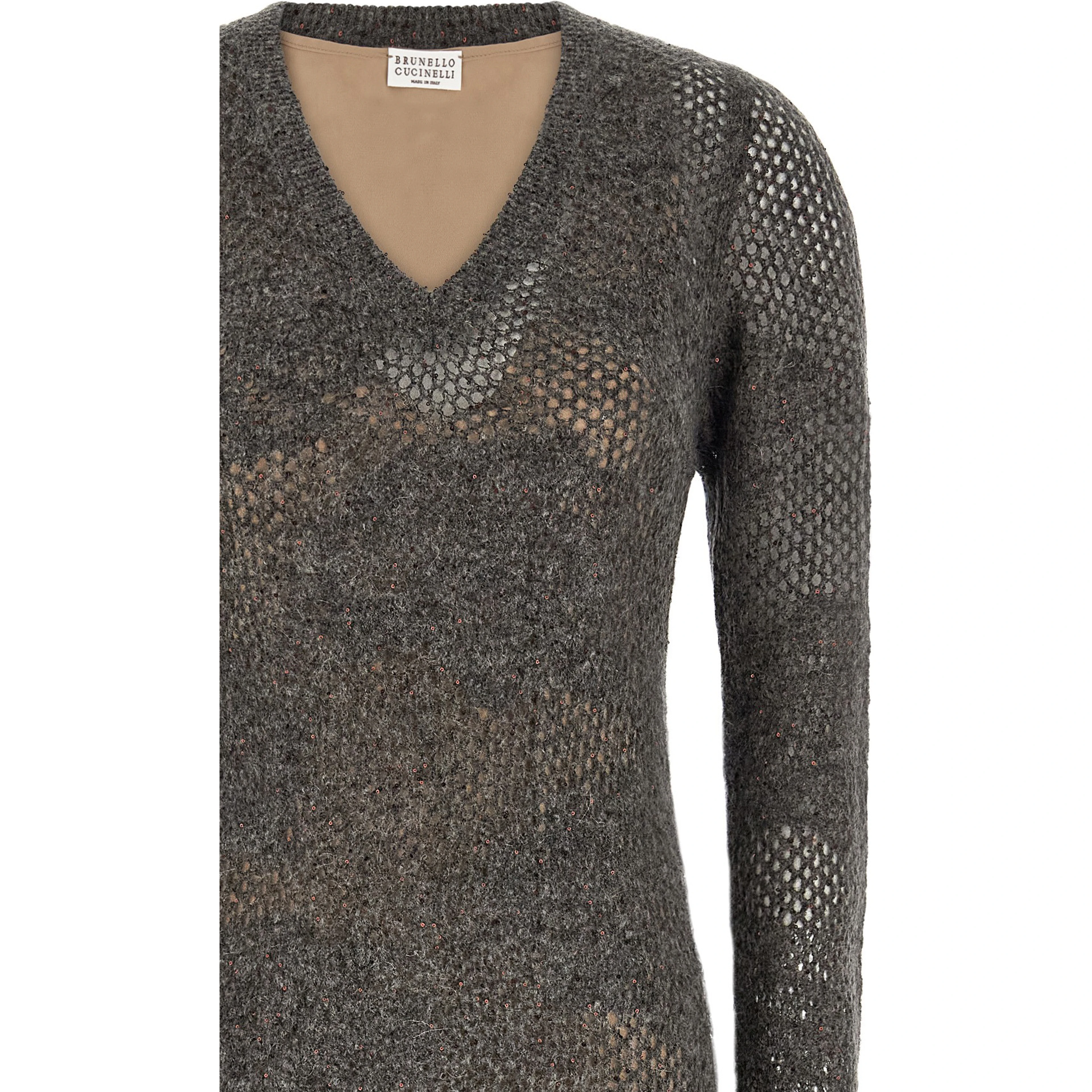 Gray Nylon Casual Dress