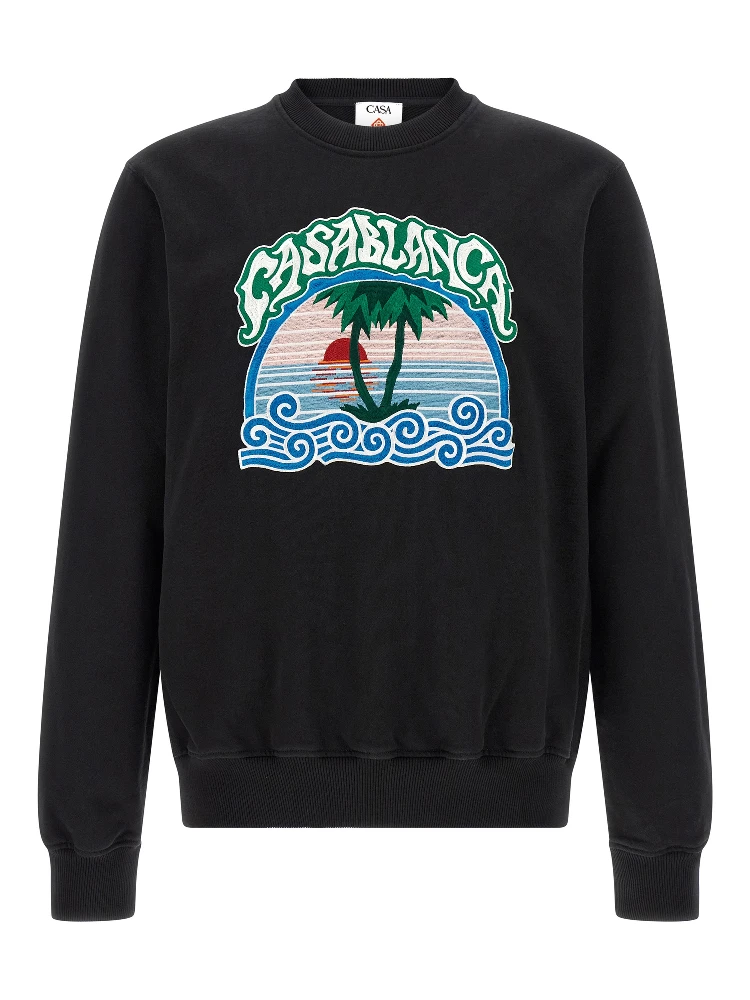 Black Organic Cotton Sweatshirt