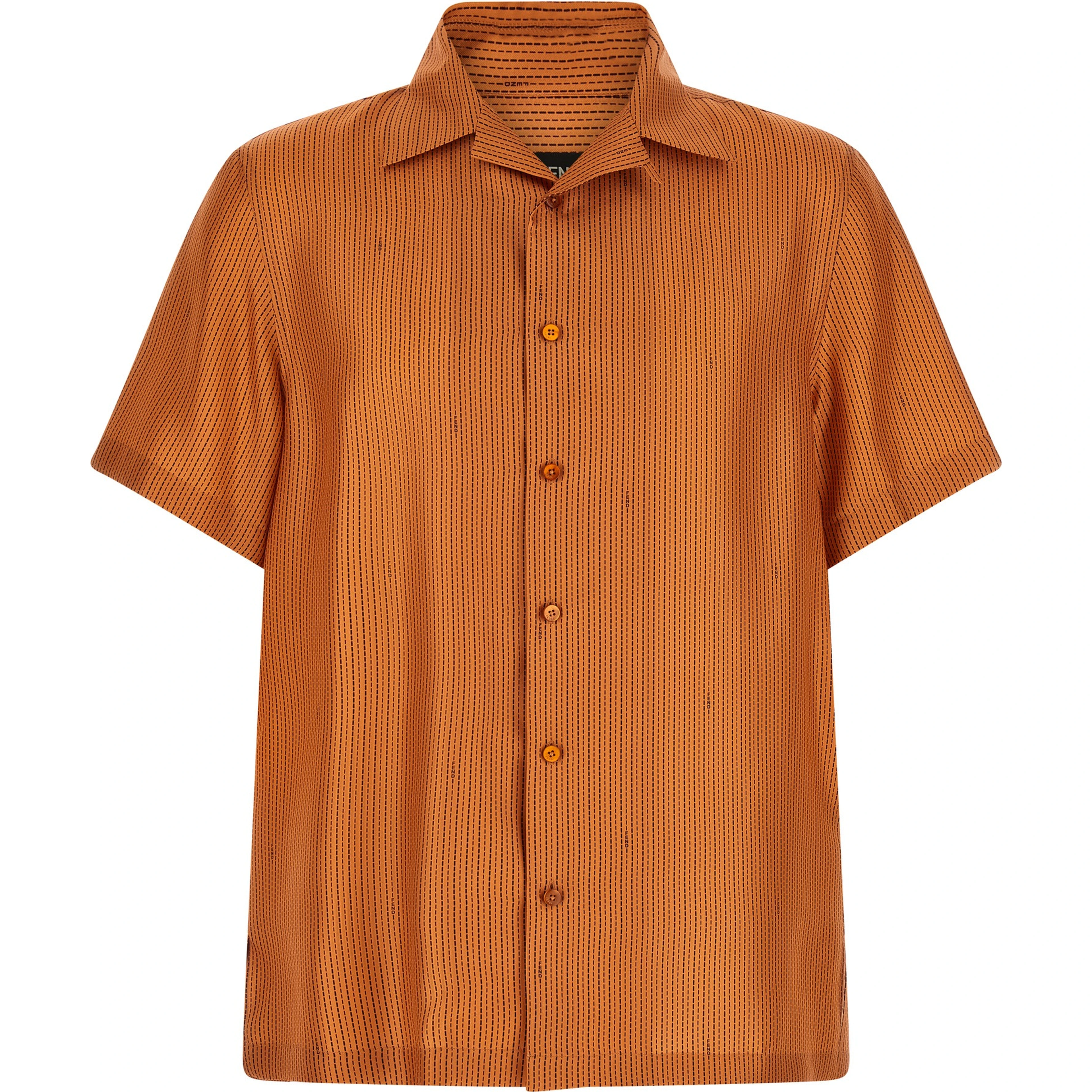 Orange Silk Blouse