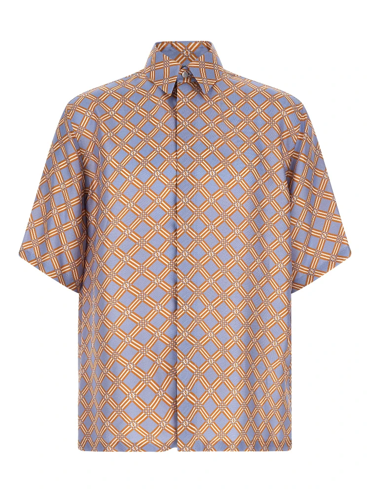 Multicolor Silk Blouse