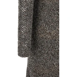 Gray Nylon Casual Dress