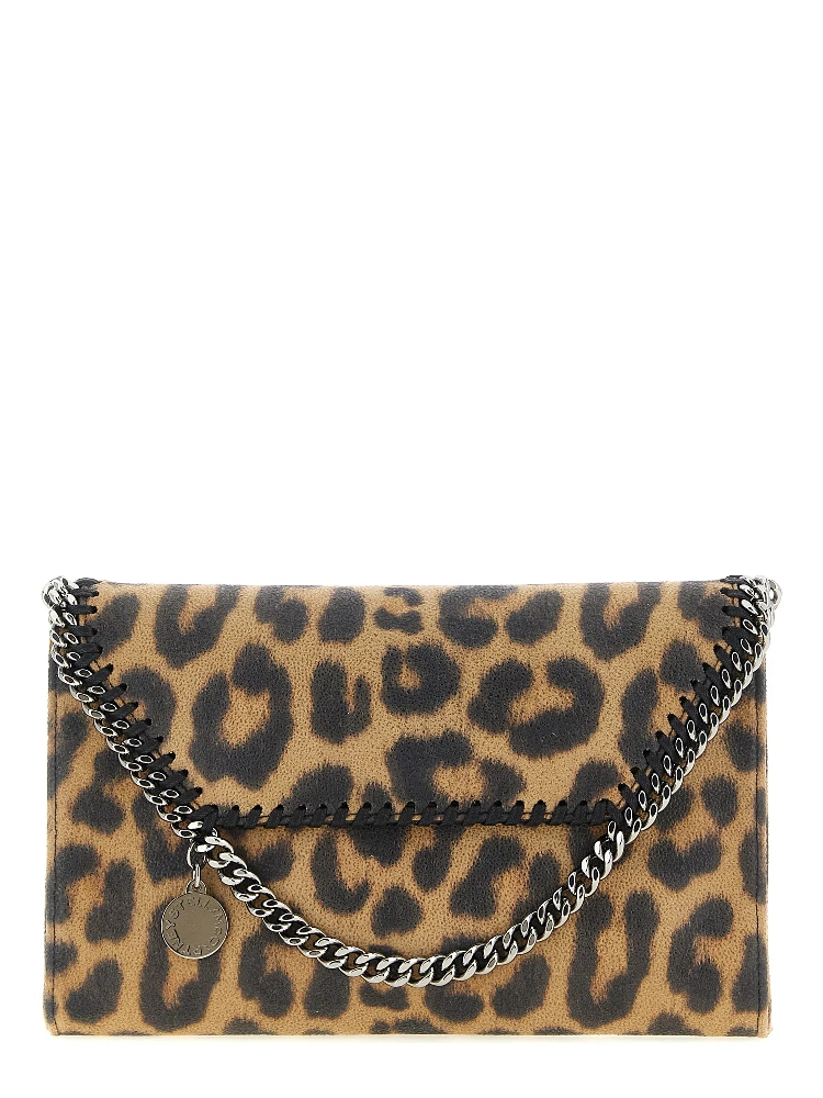 Brown Polyester Clutch Bag