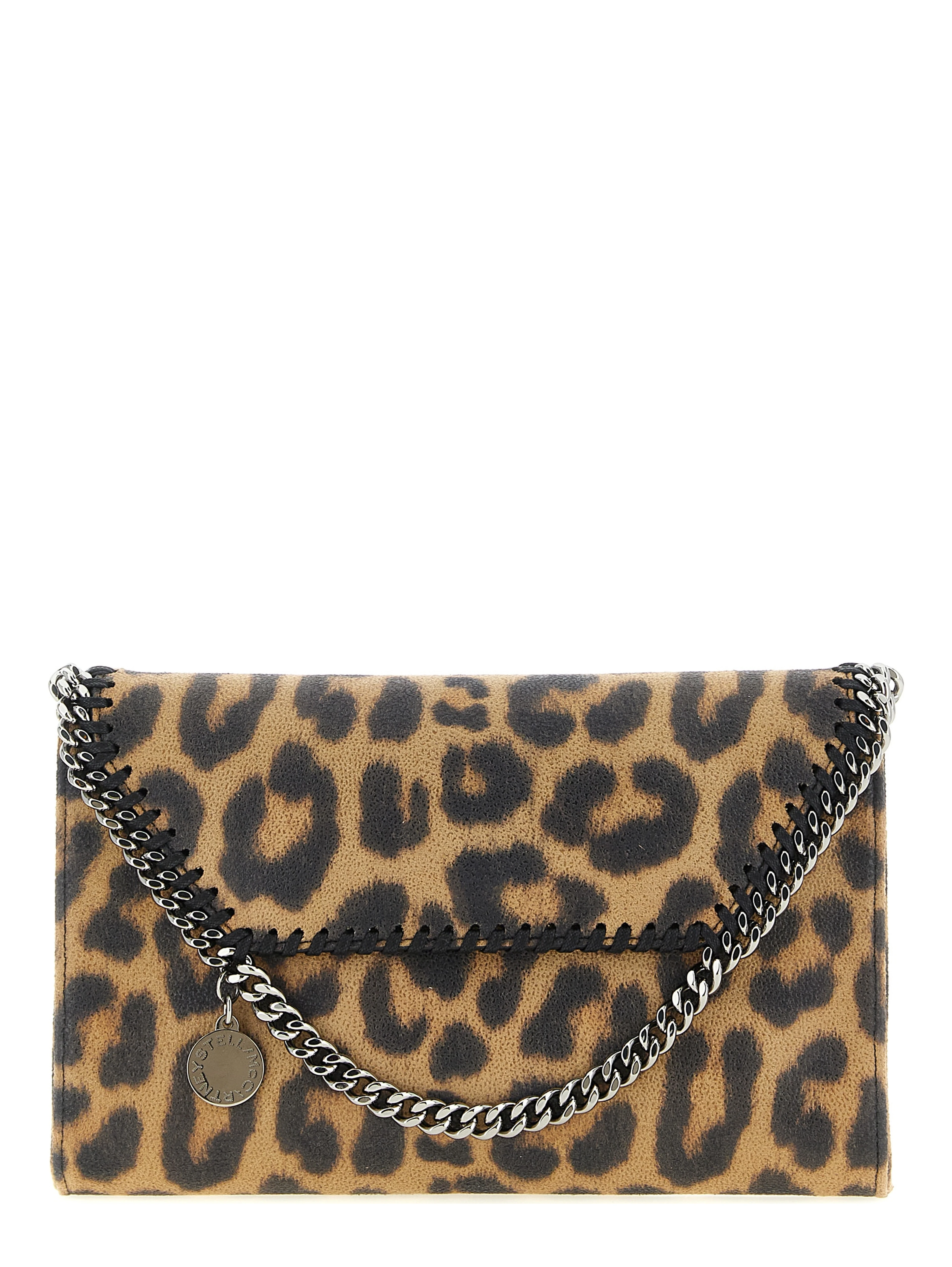 Brown Polyester Clutch Bag