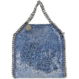 Blue Polyester Handbag